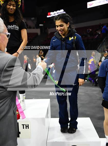 Thumbnail 1 in CIF Girls Wrestling Championships (Podium Awards) photogallery.