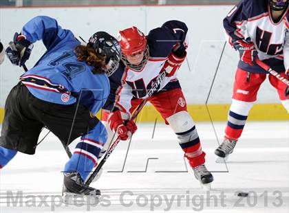 Thumbnail 1 in East Catholic vs. Hall/Conard (Pioneer Valley Winter Classic) photogallery.
