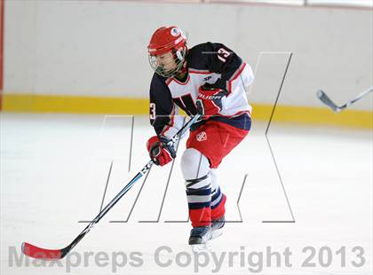 Thumbnail 3 in East Catholic vs. Hall/Conard (Pioneer Valley Winter Classic) photogallery.