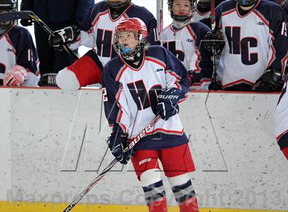 Thumbnail 1 in East Catholic vs. Hall/Conard (Pioneer Valley Winter Classic) photogallery.