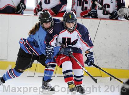 Thumbnail 2 in East Catholic vs. Hall/Conard (Pioneer Valley Winter Classic) photogallery.