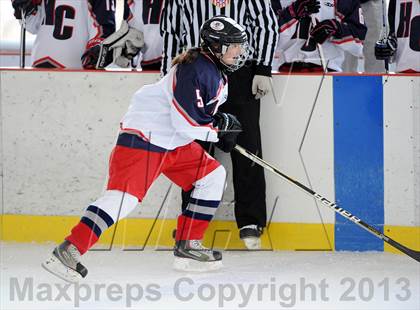 Thumbnail 2 in East Catholic vs. Hall/Conard (Pioneer Valley Winter Classic) photogallery.