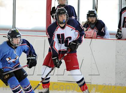 Thumbnail 3 in East Catholic vs. Hall/Conard (Pioneer Valley Winter Classic) photogallery.