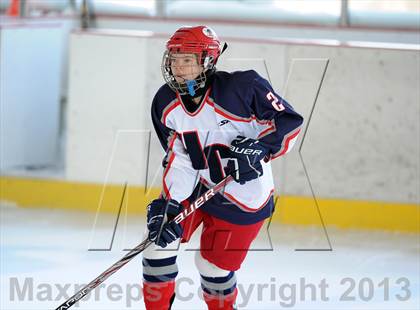 Thumbnail 2 in East Catholic vs. Hall/Conard (Pioneer Valley Winter Classic) photogallery.