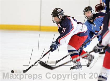 Thumbnail 2 in East Catholic vs. Hall/Conard (Pioneer Valley Winter Classic) photogallery.
