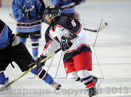 Thumbnail 3 in East Catholic vs. Hall/Conard (Pioneer Valley Winter Classic) photogallery.