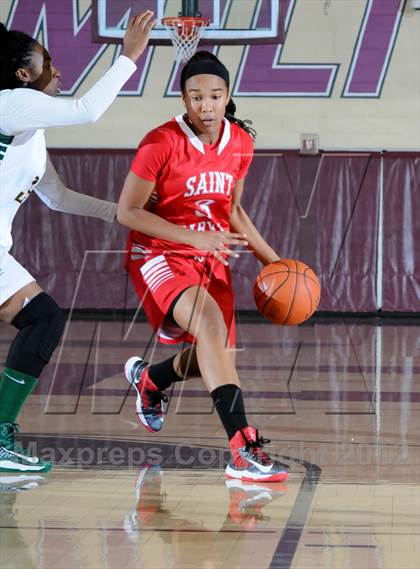 Thumbnail 1 in Long Beach Poly vs. St. Mary's (Nike Tournament of Champions) photogallery.