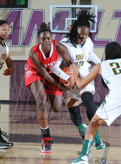 Thumbnail 3 in Long Beach Poly vs. St. Mary's (Nike Tournament of Champions) photogallery.
