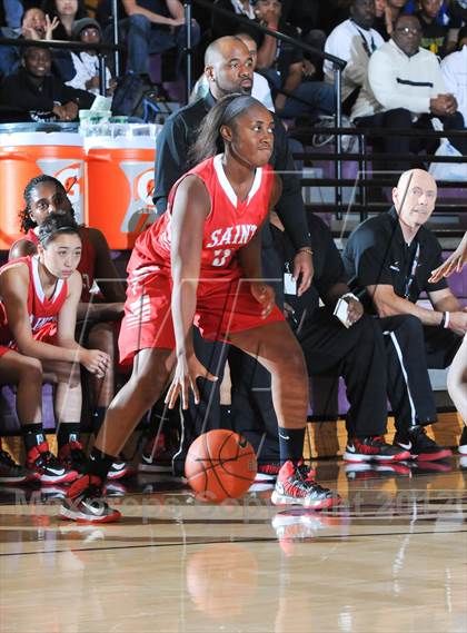 Thumbnail 1 in Long Beach Poly vs. St. Mary's (Nike Tournament of Champions) photogallery.