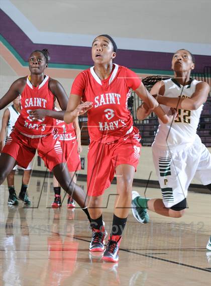 Thumbnail 1 in Long Beach Poly vs. St. Mary's (Nike Tournament of Champions) photogallery.