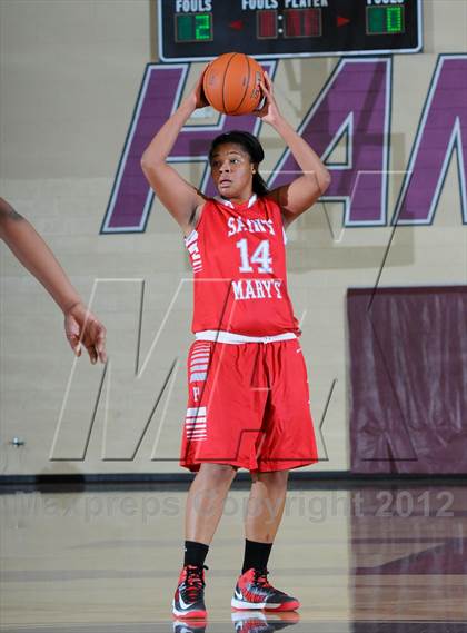 Thumbnail 2 in Long Beach Poly vs. St. Mary's (Nike Tournament of Champions) photogallery.