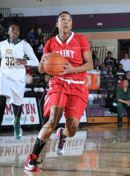 Thumbnail 3 in Long Beach Poly vs. St. Mary's (Nike Tournament of Champions) photogallery.