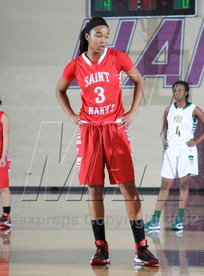 Thumbnail 3 in Long Beach Poly vs. St. Mary's (Nike Tournament of Champions) photogallery.