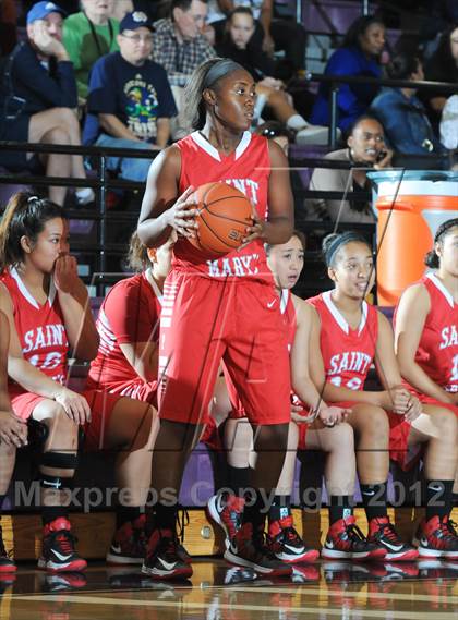 Thumbnail 1 in Long Beach Poly vs. St. Mary's (Nike Tournament of Champions) photogallery.