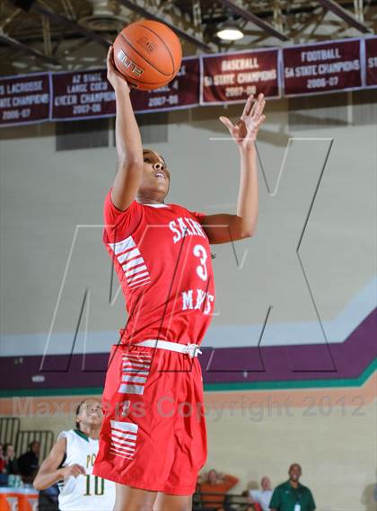 Thumbnail 1 in Long Beach Poly vs. St. Mary's (Nike Tournament of Champions) photogallery.