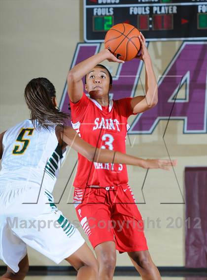 Thumbnail 1 in Long Beach Poly vs. St. Mary's (Nike Tournament of Champions) photogallery.
