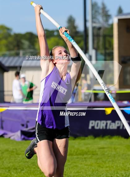 Thumbnail 1 in Jesuit @ Sunset (Pole Vault) photogallery.