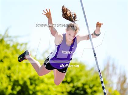 Thumbnail 2 in Jesuit @ Sunset (Pole Vault) photogallery.