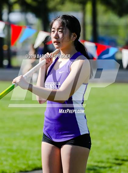 Thumbnail 3 in Jesuit @ Sunset (Pole Vault) photogallery.