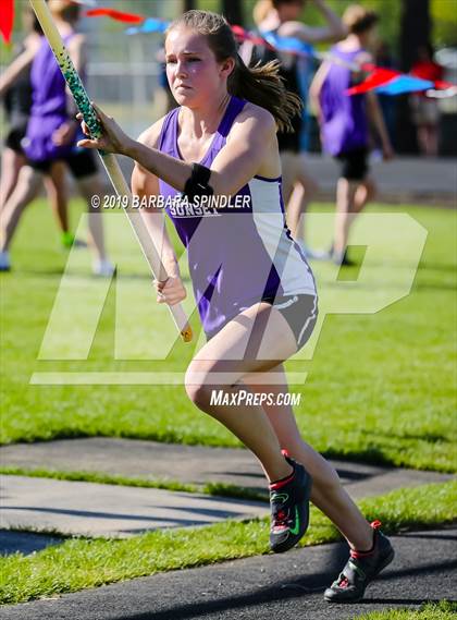 Thumbnail 2 in Jesuit @ Sunset (Pole Vault) photogallery.