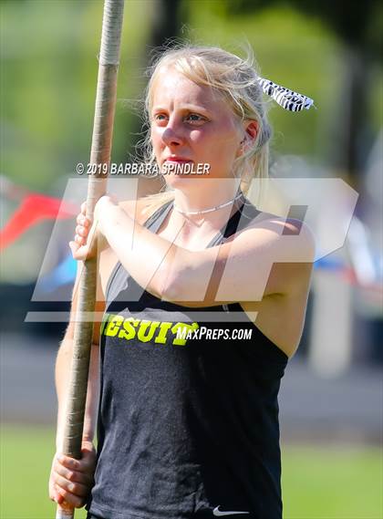 Thumbnail 2 in Jesuit @ Sunset (Pole Vault) photogallery.