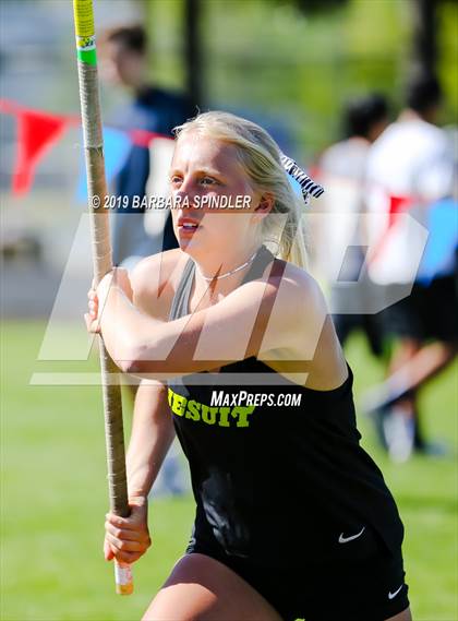 Thumbnail 2 in Jesuit @ Sunset (Pole Vault) photogallery.