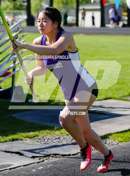 Thumbnail 2 in Jesuit @ Sunset (Pole Vault) photogallery.