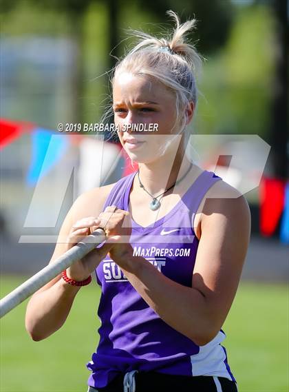 Thumbnail 2 in Jesuit @ Sunset (Pole Vault) photogallery.