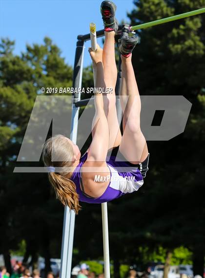 Thumbnail 2 in Jesuit @ Sunset (Pole Vault) photogallery.