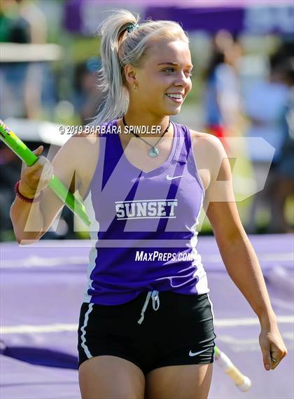 Thumbnail 1 in Jesuit @ Sunset (Pole Vault) photogallery.