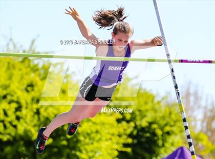 Thumbnail 3 in Jesuit @ Sunset (Pole Vault) photogallery.