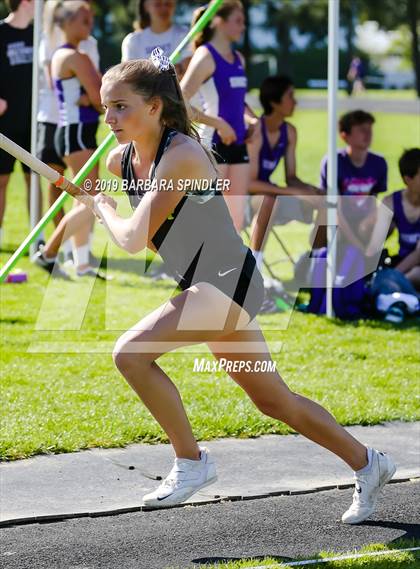 Thumbnail 1 in Jesuit @ Sunset (Pole Vault) photogallery.