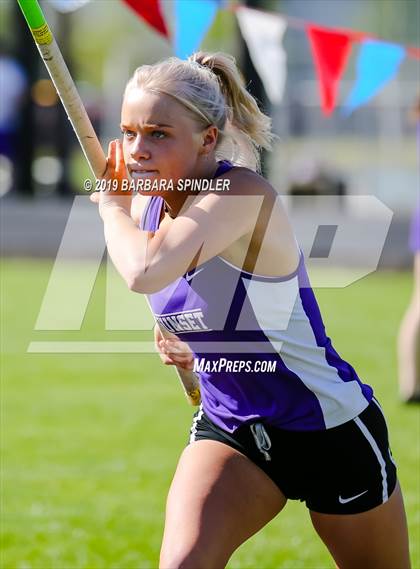 Thumbnail 2 in Jesuit @ Sunset (Pole Vault) photogallery.
