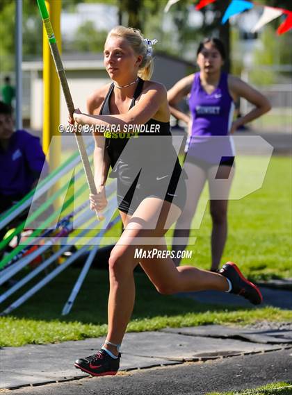 Thumbnail 3 in Jesuit @ Sunset (Pole Vault) photogallery.