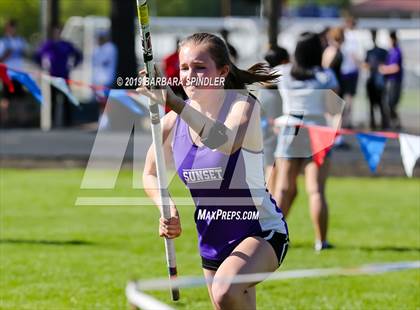 Thumbnail 1 in Jesuit @ Sunset (Pole Vault) photogallery.