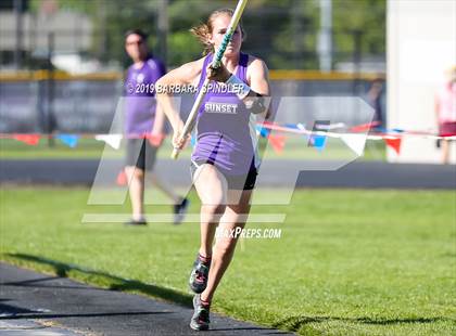 Thumbnail 3 in Jesuit @ Sunset (Pole Vault) photogallery.