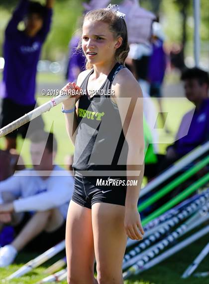 Thumbnail 2 in Jesuit @ Sunset (Pole Vault) photogallery.