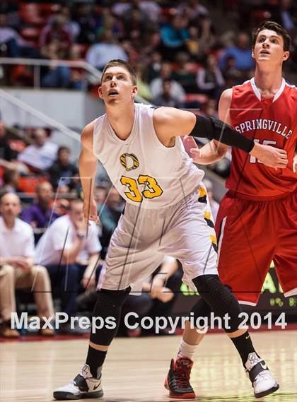 Thumbnail 2 in Springville vs. Orem (UHSAA 4A Semifinal) photogallery.