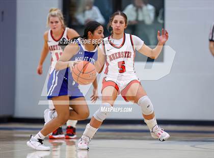 Thumbnail 3 in Muenster vs. Wolfe City (UIL 2A Bi-District) photogallery.