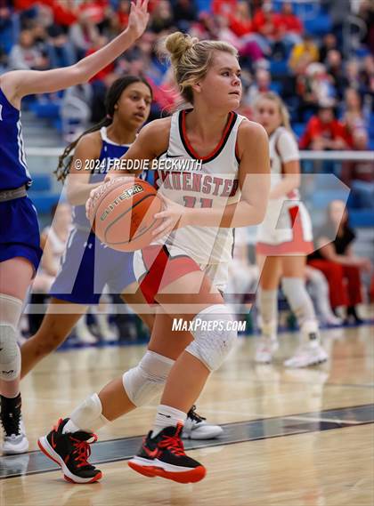 Thumbnail 2 in Muenster vs. Wolfe City (UIL 2A Bi-District) photogallery.
