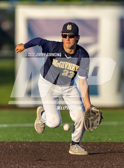 Thumbnail 3 in Father McGivney Catholic vs. Mater Dei photogallery.