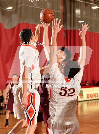 Thumbnail 2 in Mark Keppel vs. La Puente (Sierra Vista Winter Tip Off Tournament) photogallery.