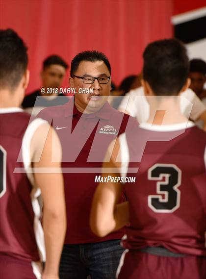 Thumbnail 2 in Mark Keppel vs. La Puente (Sierra Vista Winter Tip Off Tournament) photogallery.