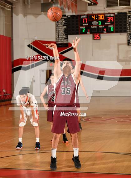 Thumbnail 2 in Mark Keppel vs. La Puente (Sierra Vista Winter Tip Off Tournament) photogallery.