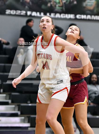 Thumbnail 2 in Cardinal Newman vs. Antelope (St. Mary's Stockton MLK Showcase) photogallery.