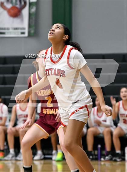 Thumbnail 1 in Cardinal Newman vs. Antelope (St. Mary's Stockton MLK Showcase) photogallery.