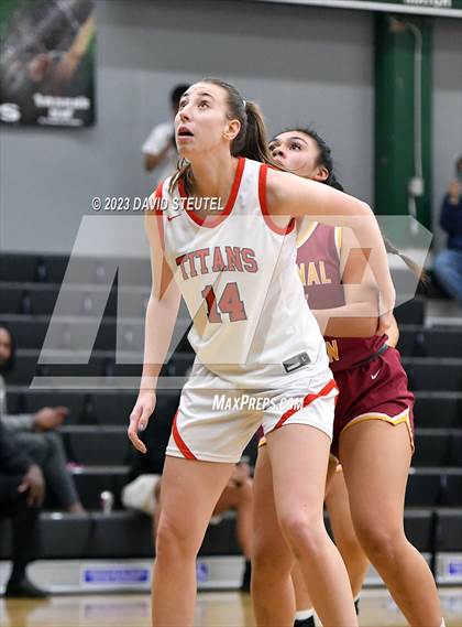 Thumbnail 1 in Cardinal Newman vs. Antelope (St. Mary's Stockton MLK Showcase) photogallery.