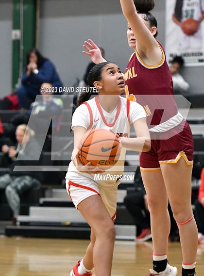 Thumbnail 2 in Cardinal Newman vs. Antelope (St. Mary's Stockton MLK Showcase) photogallery.