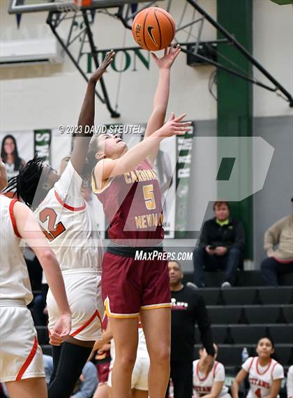 Thumbnail 2 in Cardinal Newman vs. Antelope (St. Mary's Stockton MLK Showcase) photogallery.