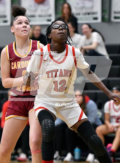 Thumbnail 2 in Cardinal Newman vs. Antelope (St. Mary's Stockton MLK Showcase) photogallery.
